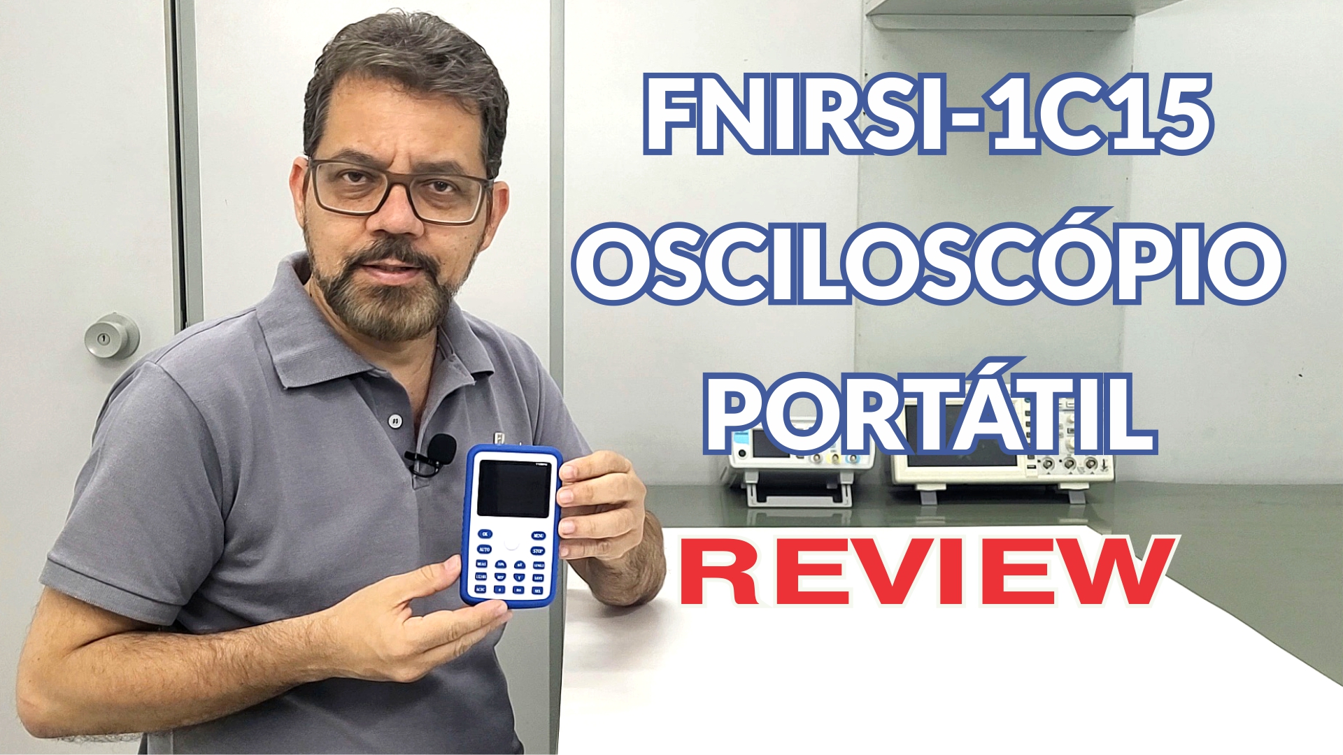Osciloscópio FNIRSI-1C15 Review